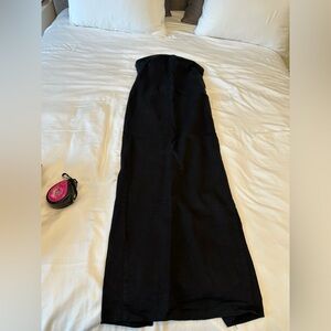 Zara Midi Black Jean Dress